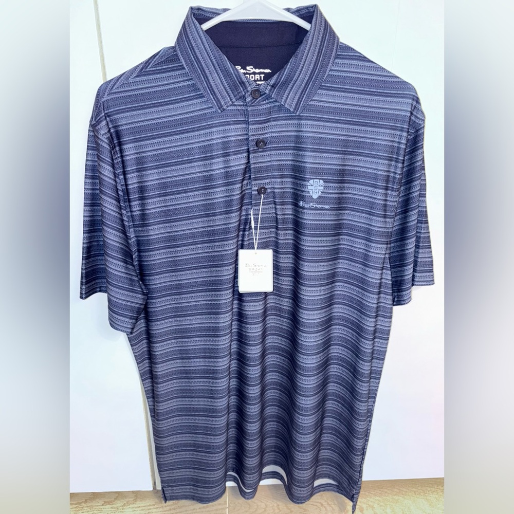 Ben Sherman Golf Men’s Navy Polo Shirt | New with Tag! | Fit For Your Game! ⛳️